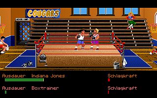 Indy knockt den Boxtrainer aus