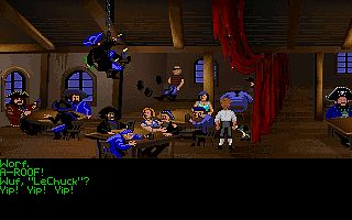 Guybrush und Spiff in der Scumm Bar