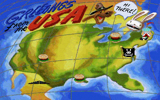 Landkarte in Sam & Max